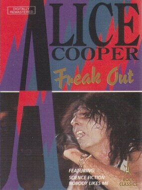 Alice Cooper - Freak Out - Cassette Tape